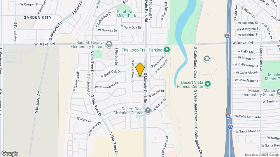 1610 W Houchin Way Map and Location Details