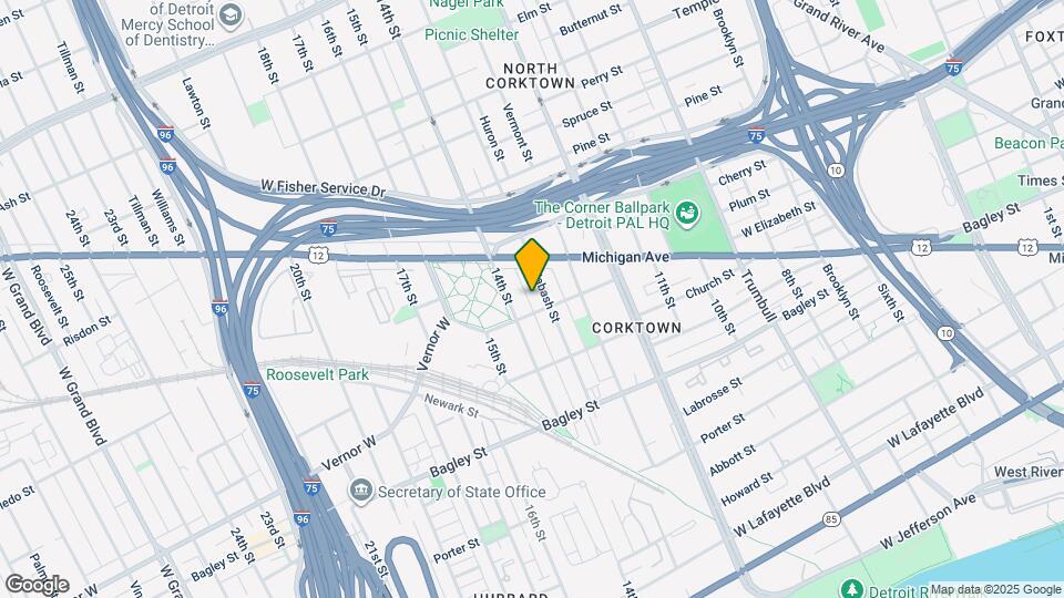 2221 Wabash St Map and Location Details