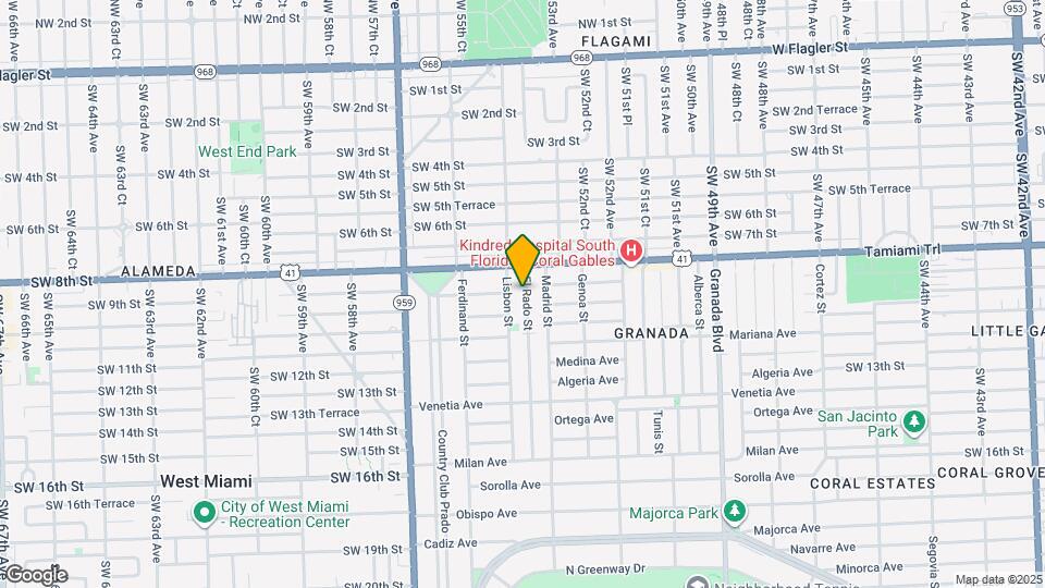 828 El Rado St Map and Location Details