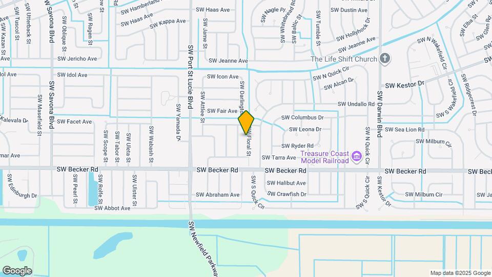 4532 SW Floral St Map and Location Details