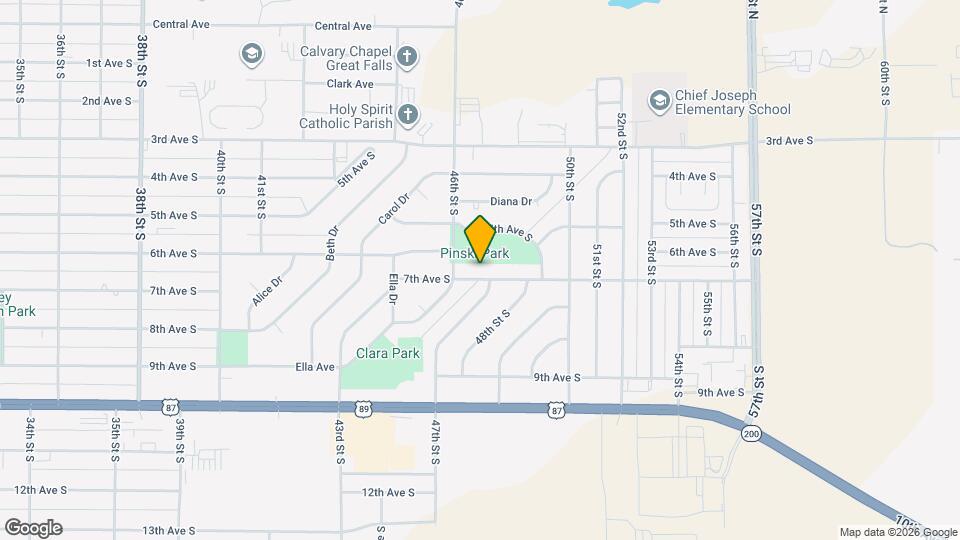 4613 7th Ave S Map and Location Details