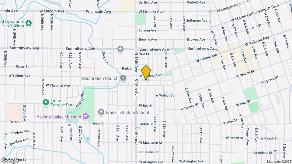 1501 W Chestnut Ave Map and Location Details