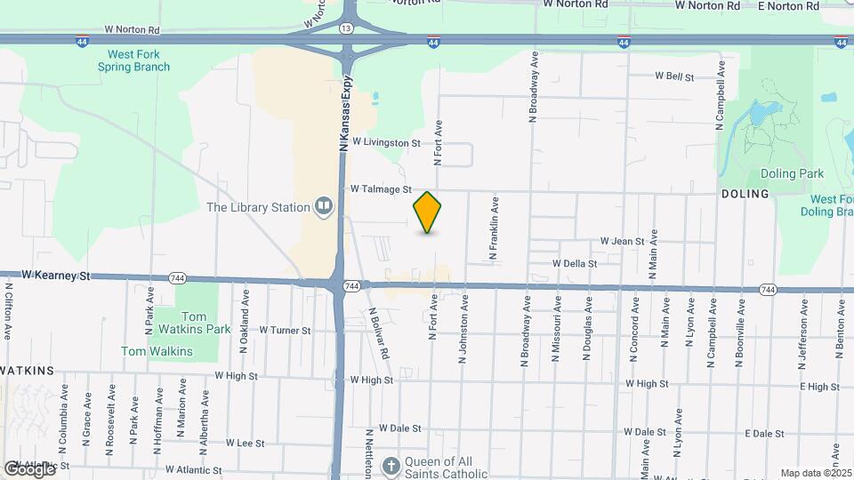 2459 N Fort Ave Map and Location Details