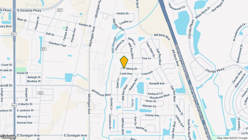 1418 Mona Dr Map and Location Details