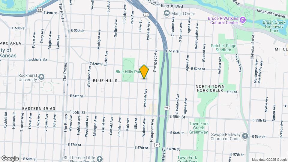 2416 E 53rd St Map and Location Details