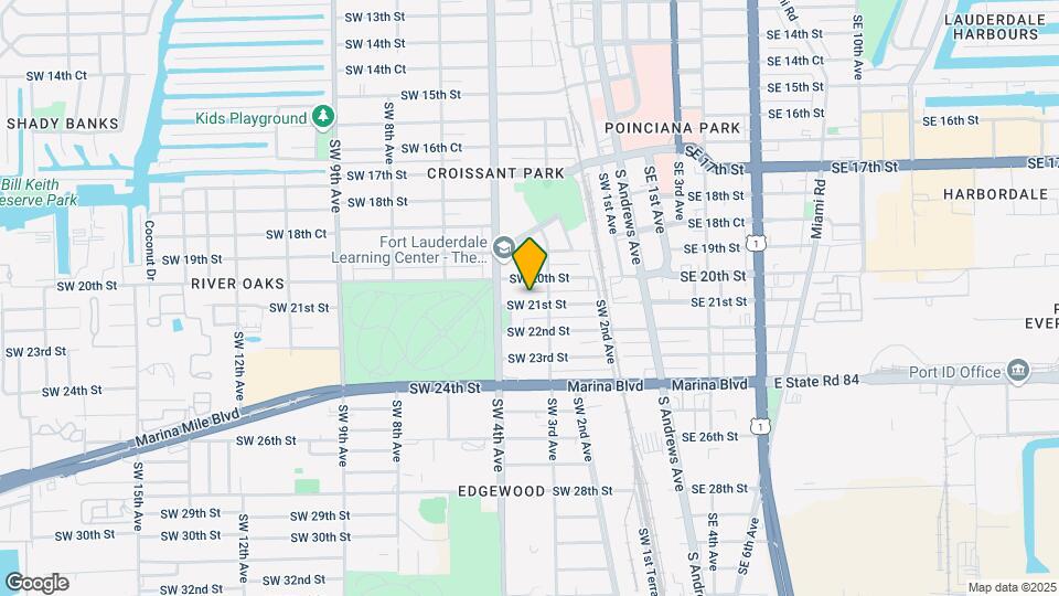 317 SW 21st St, Unit BACK HOUSE Mapa y Detalles de la Ubicación