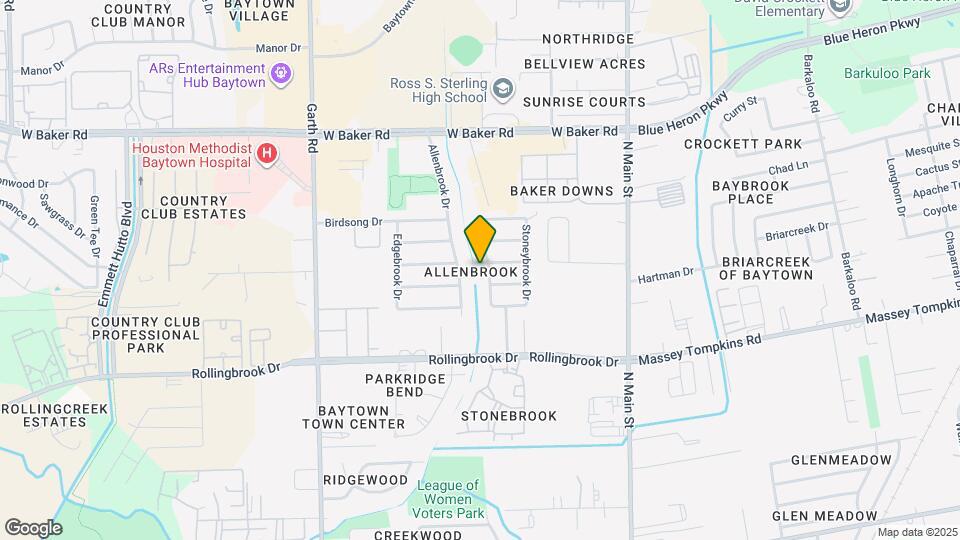 3806 Montego Dr Map and Location Details