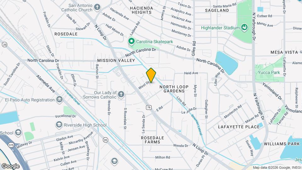 7828 West Dr Map and Location Details