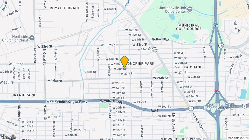 1636 W 28th St Map and Location Details