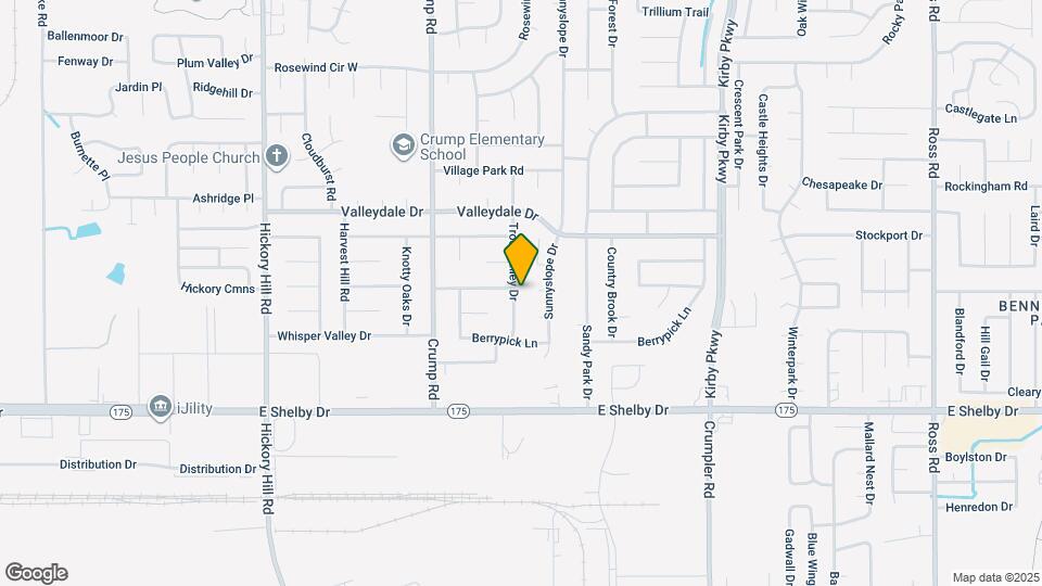 4556 Trout Valley Dr Map and Location Details