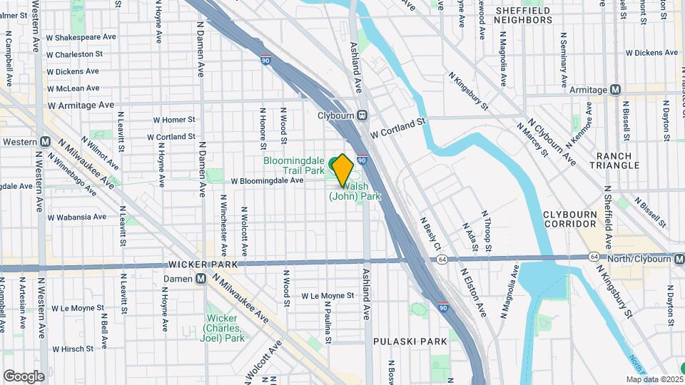 1740 N Marshfield Ave, Unit 10 Map and Location Details