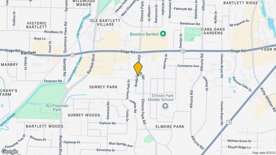 2784 Bragg Ln Map and Location Details