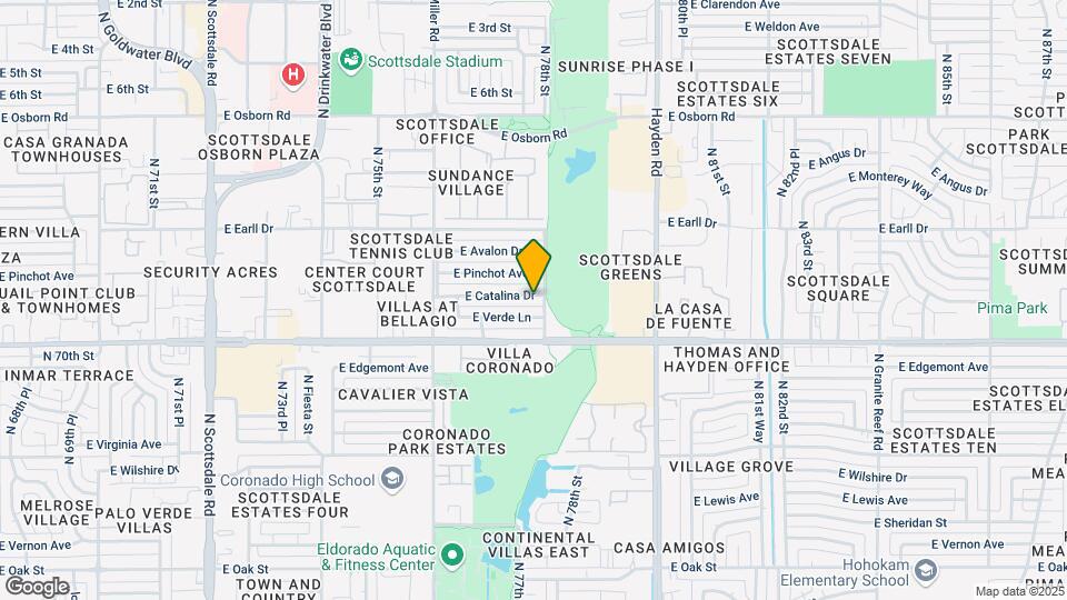 7747 E Catalina Dr Map and Location Details
