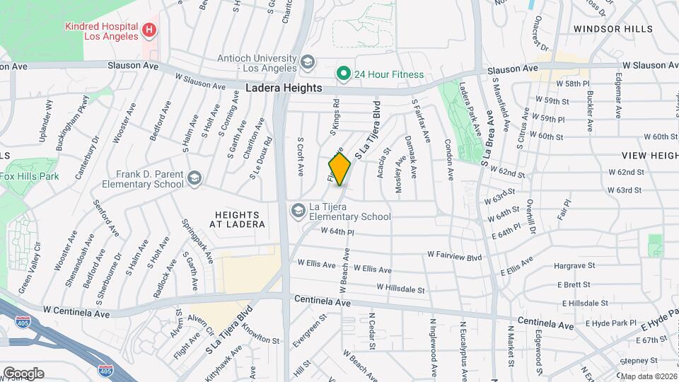 6263 S La Tijera Blvd Map and Location Details