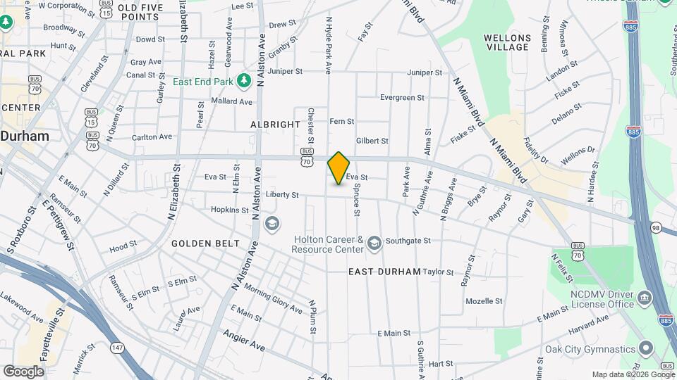 1107 Liberty St Map and Location Details