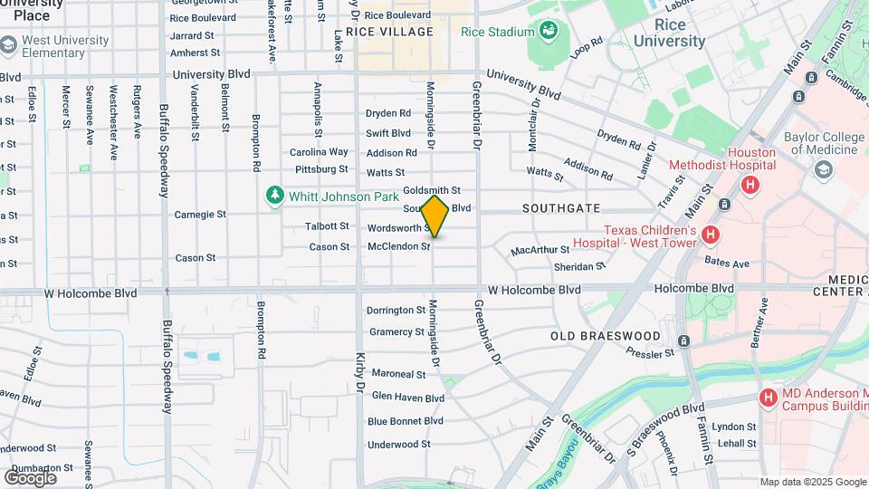 2348 McClendon St Map and Location Details