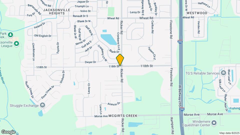 6418 Ricker Rd Map and Location Details
