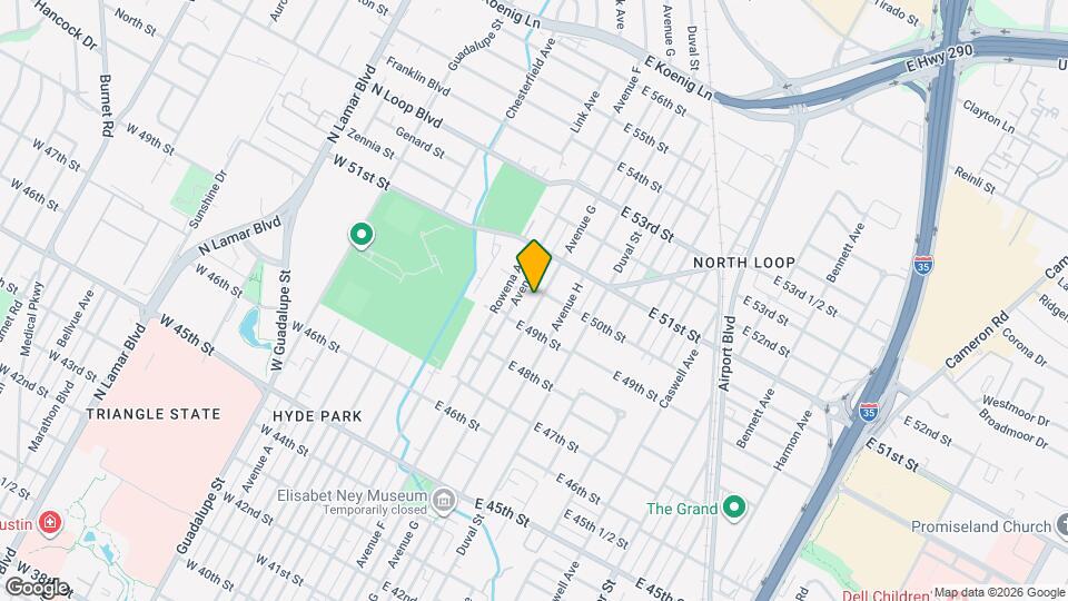 4912 Avenue G Map and Location Details