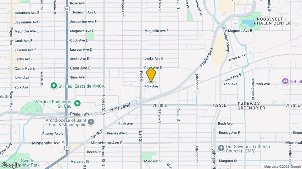 1089 York Ave Map and Location Details