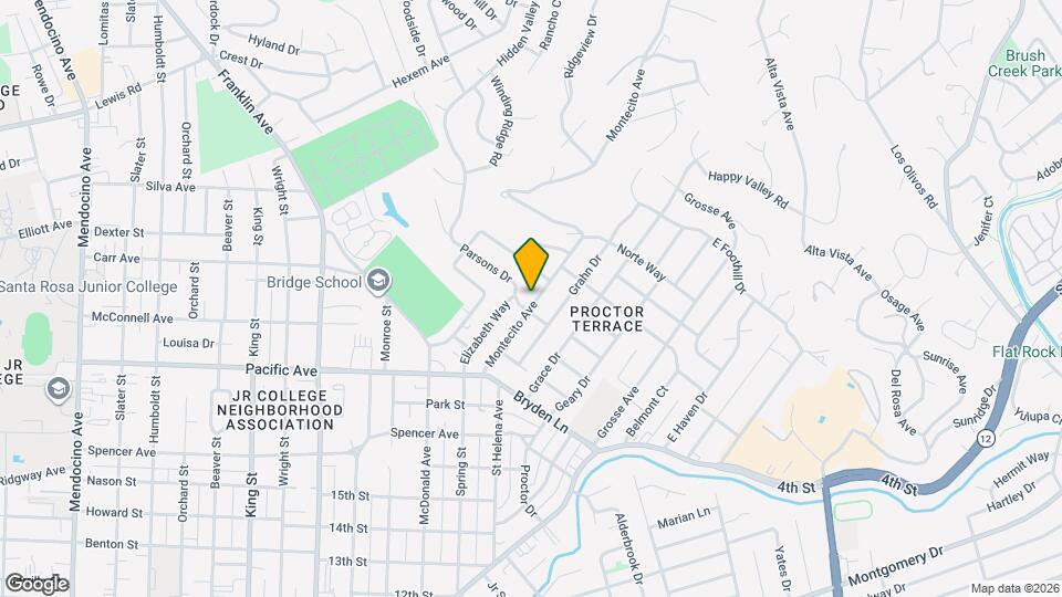 2109 Montecito Ave Map and Location Details