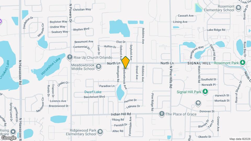 4217 Meadowbrook Ave Map and Location Details