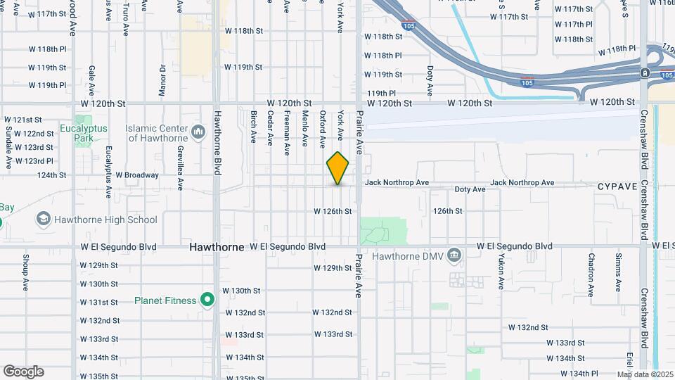 12429 York Ave Map and Location Details