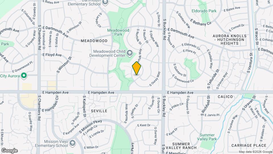 3449 S Nucla Way Map and Location Details