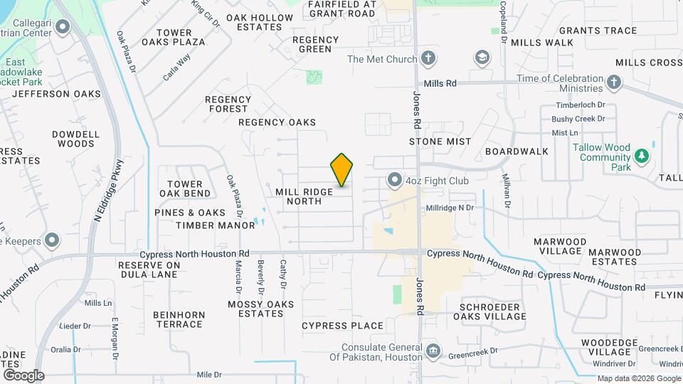 11210 Crooked Pine Dr Map and Location Details