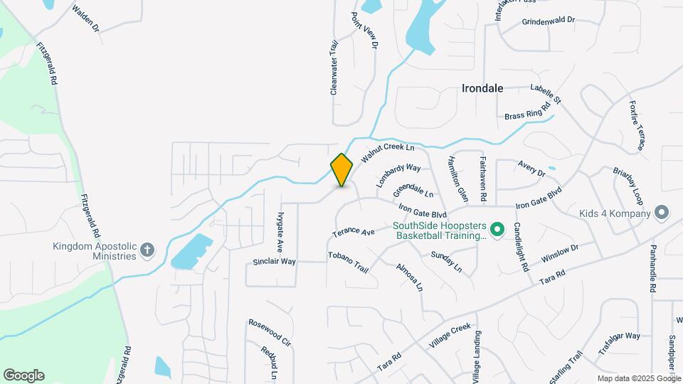 931 Walnut Creek Ln Map and Location Details