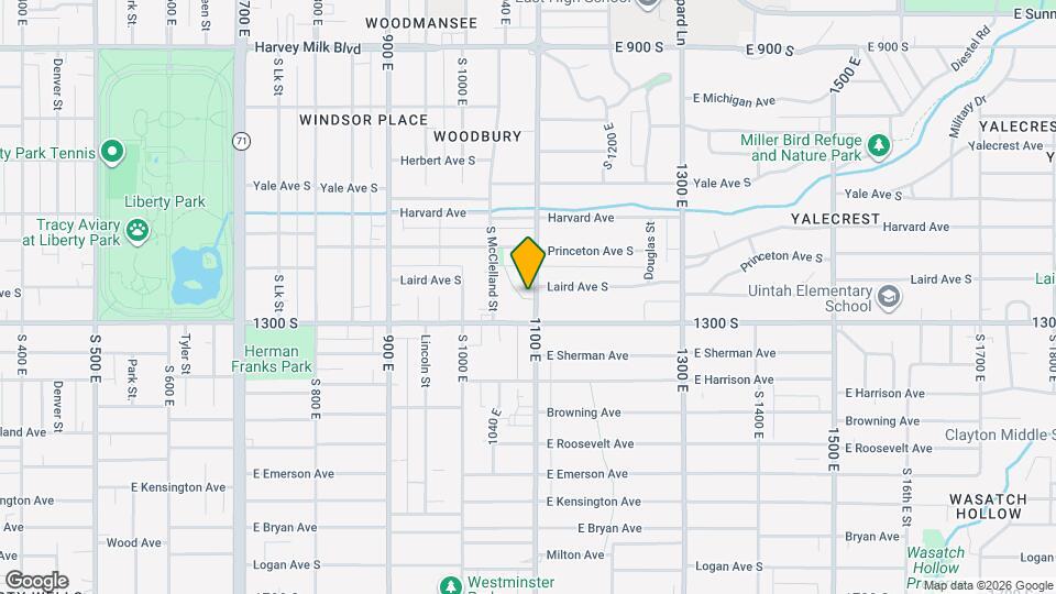 1216 S 1100 E Mapa y Detalles de la Ubicación