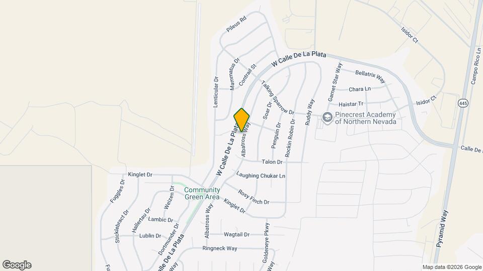 2275 Albatross Way Mapa y Detalles de la Ubicación