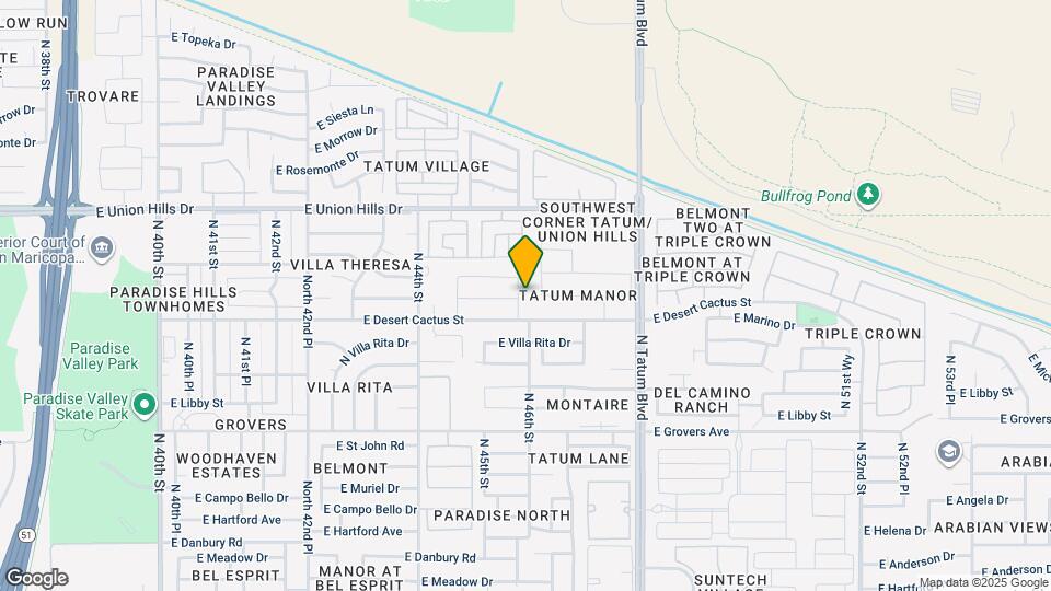 18225 N 46th St Map and Location Details