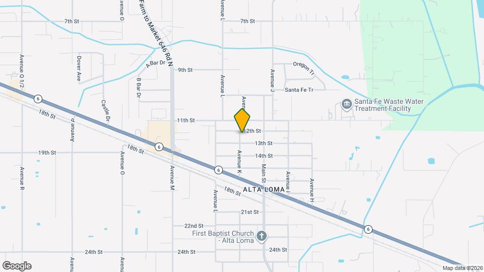 4613 Avenue K Map and Location Details