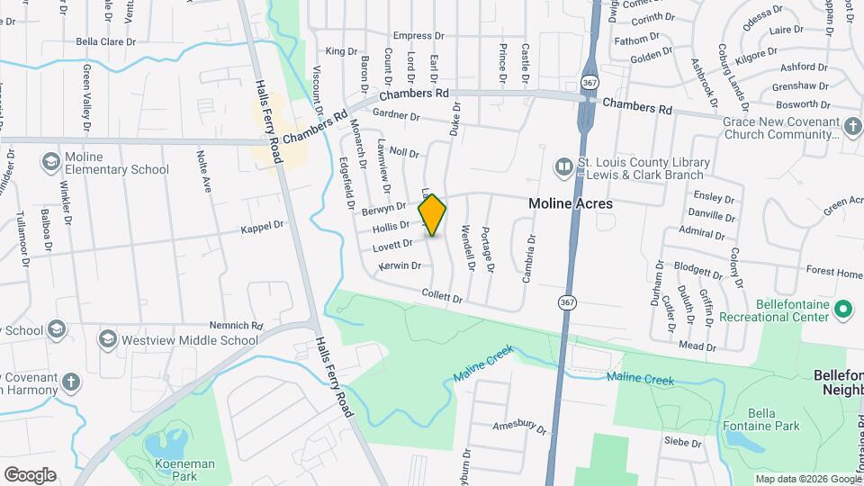 9744 Lanier Dr Map and Location Details