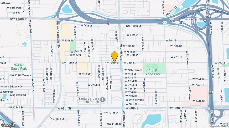 2863 W 75th Terrace Map and Location Details