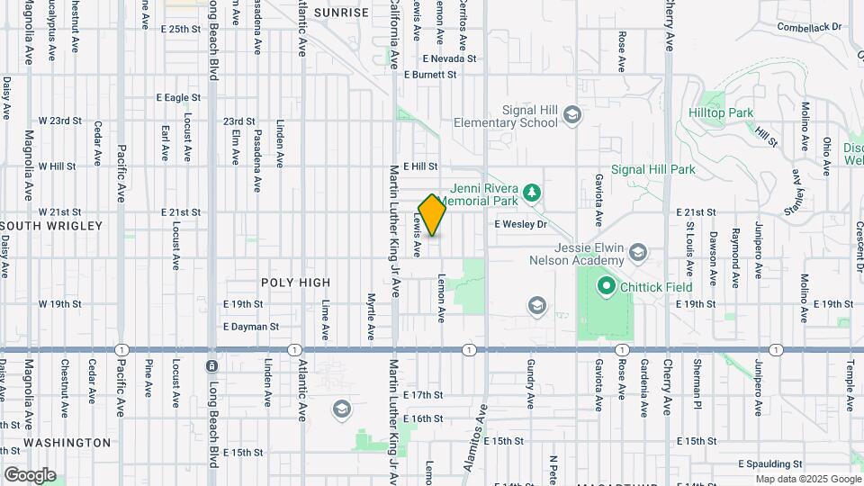 2023 Lemon Ave Map and Location Details