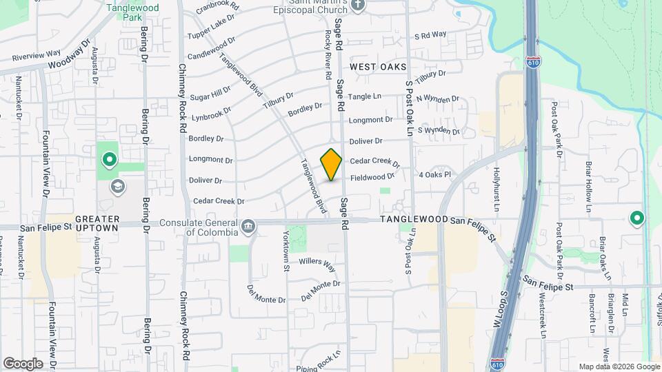 5305 Fieldwood Dr Mapa y Detalles de la Ubicación
