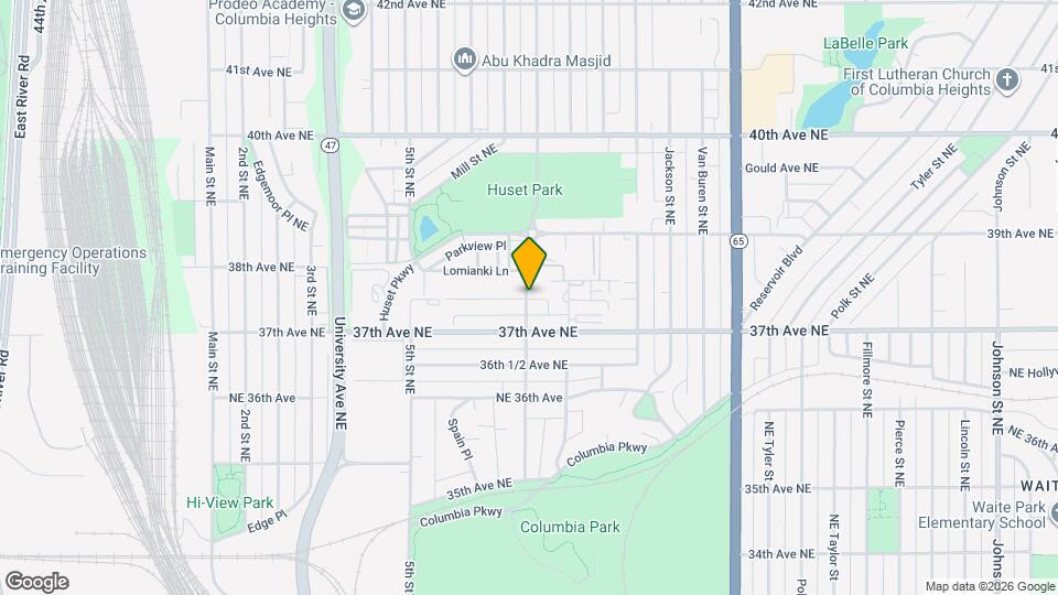 607 38th Ave NE Mapa y Detalles de la Ubicación