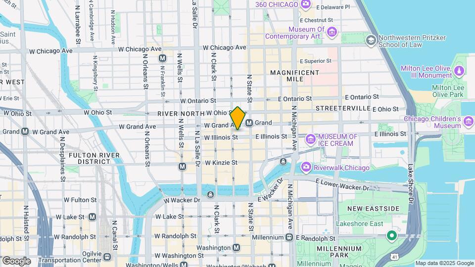 509 N Dearborn St Map and Location Details