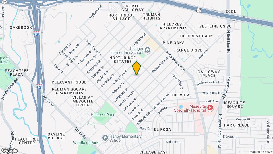 1529 Longview St Map and Location Details