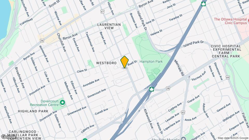 598 Kirkwood Ave Map and Location Details