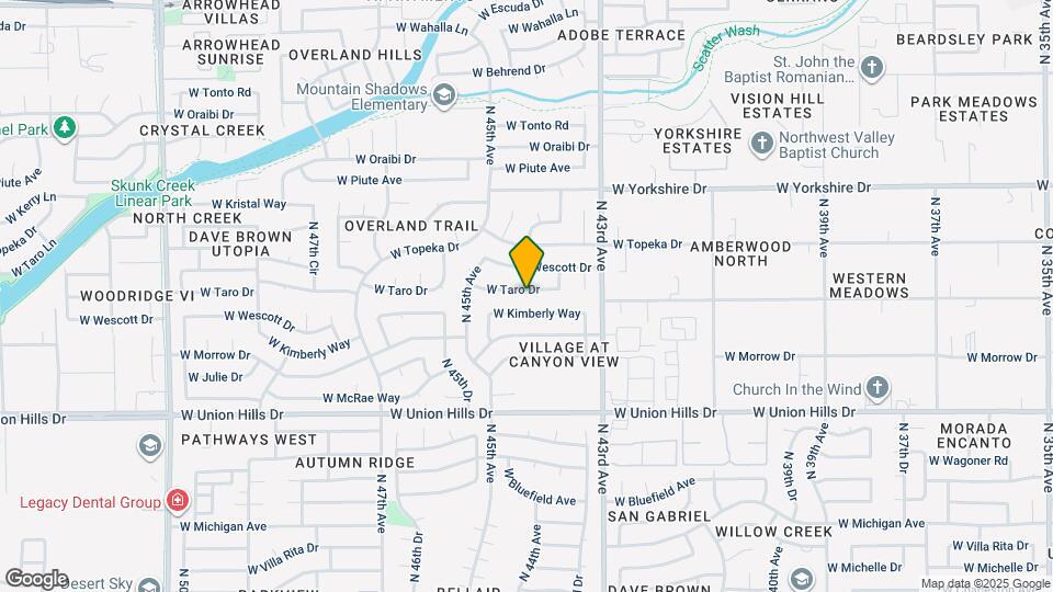 4433 W Taro Dr Map and Location Details