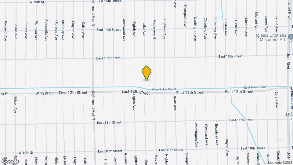 1206 Lake Ave Map and Location Details