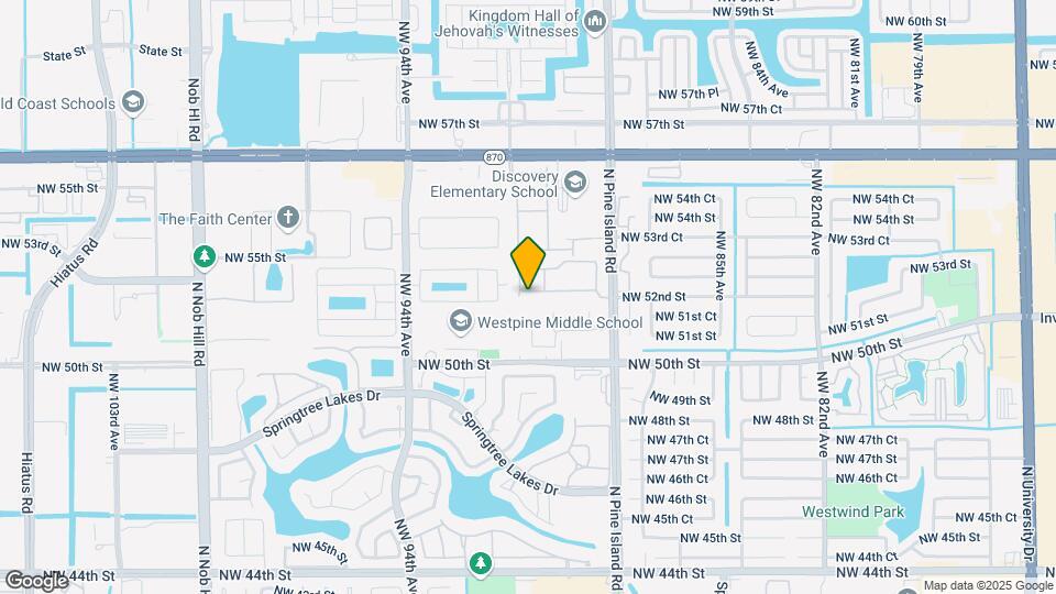 8992 NW 53rd St Map and Location Details