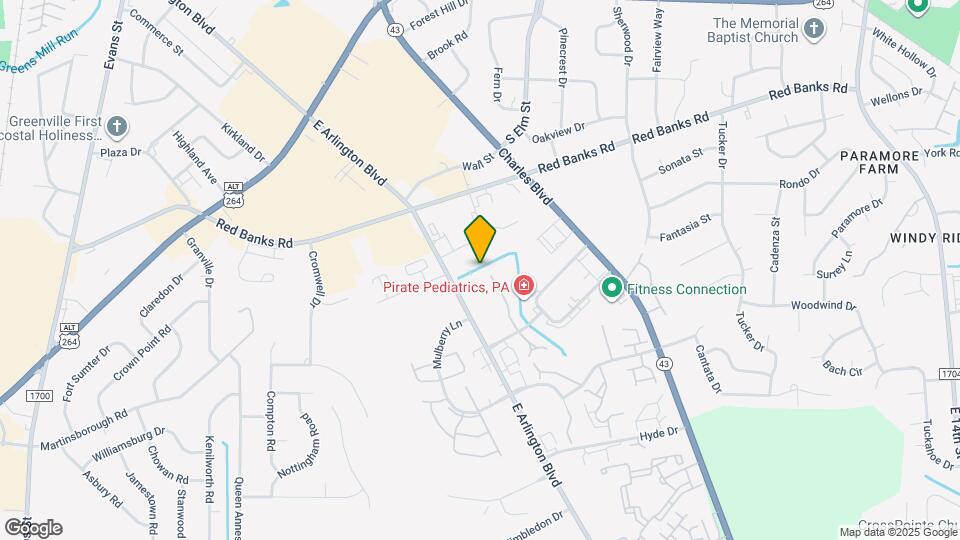 1121 Turtle Creek Rd, Unit 1121 Turtle Creek Map and Location Details