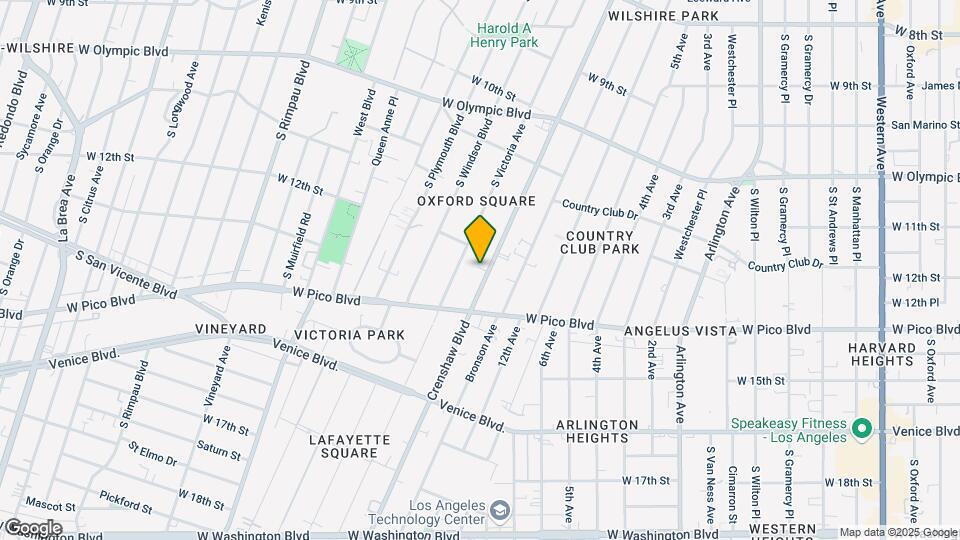 1221 Crenshaw Blvd Mapa y Detalles de la Ubicación
