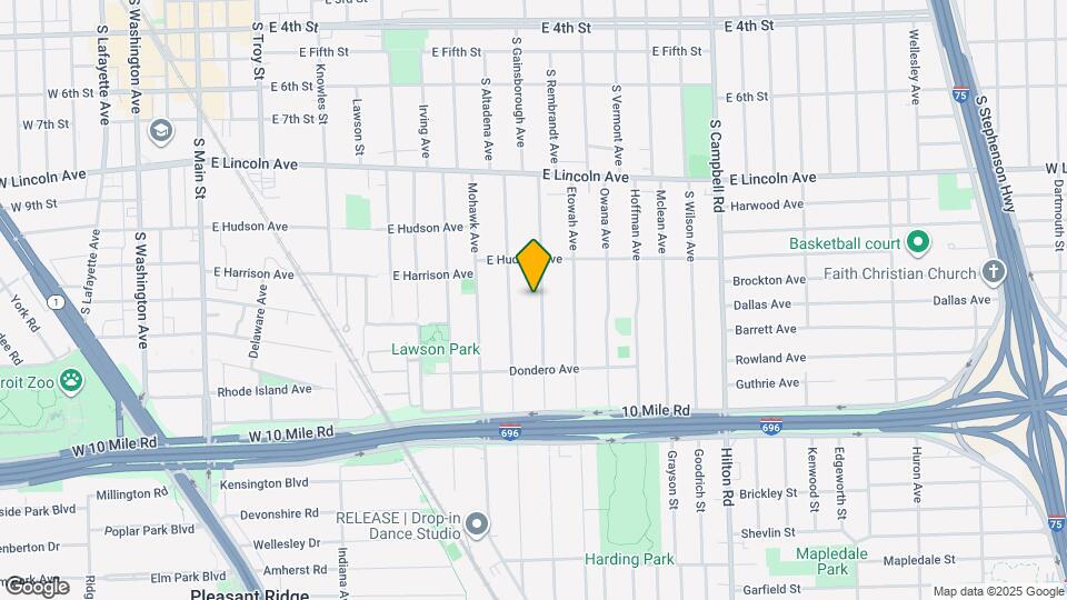 1216 Cherokee Ave Map and Location Details