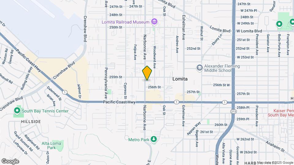 25514 Narbonne Ave Map and Location Details