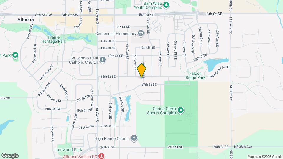 1504 6th Ave SE Mapa y Detalles de la Ubicación