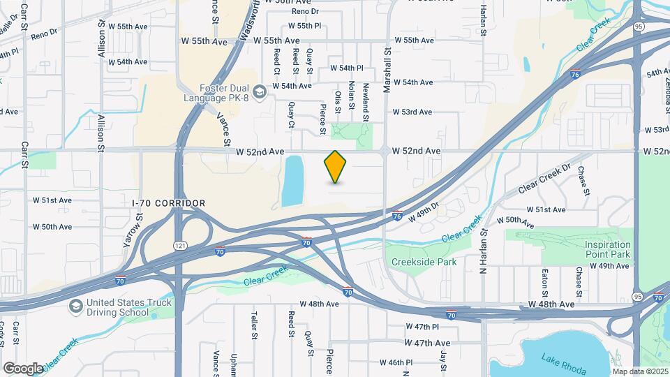 6793 W 51st Ave Map and Location Details